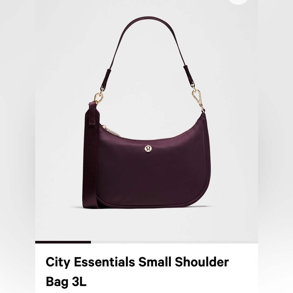 Lululemon Athletica Dark Purple Shoulder Bag - Picture 2 of 7